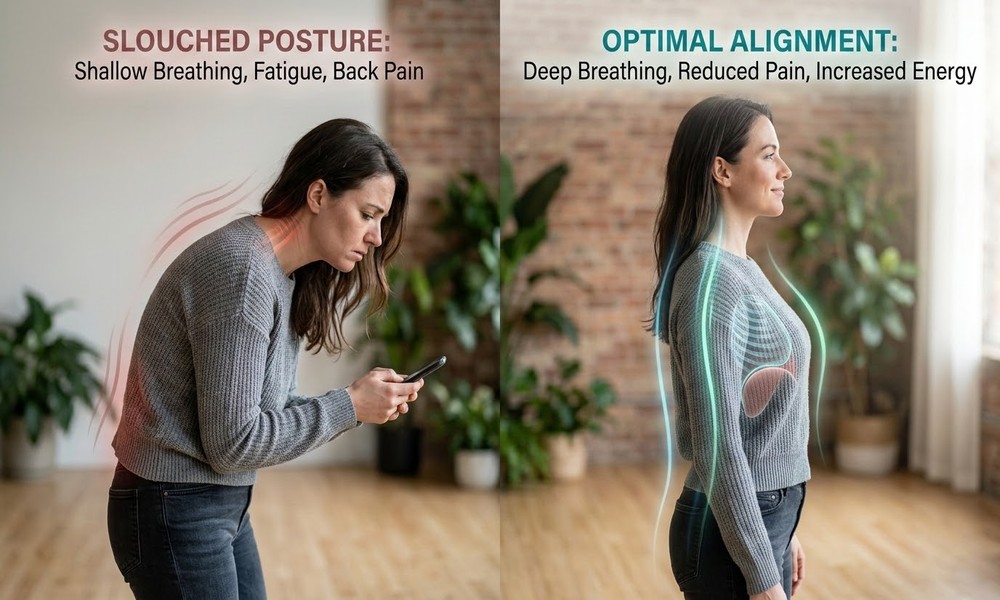 The Overlooked Role of Posture in Pain, Breathing, and Energy Levels