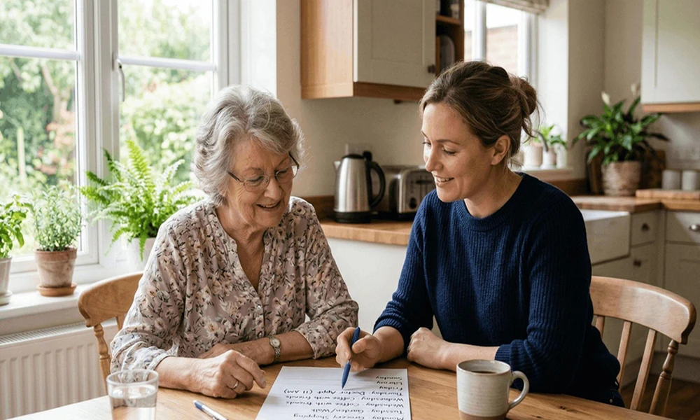 How to Create a Daily Support Plan That Helps Older Adults Stay Independent